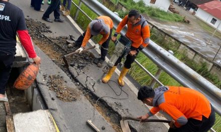 Jalan Khusus Motor Di Batutulis Bogor Kembali Di Tutup Karena Retak