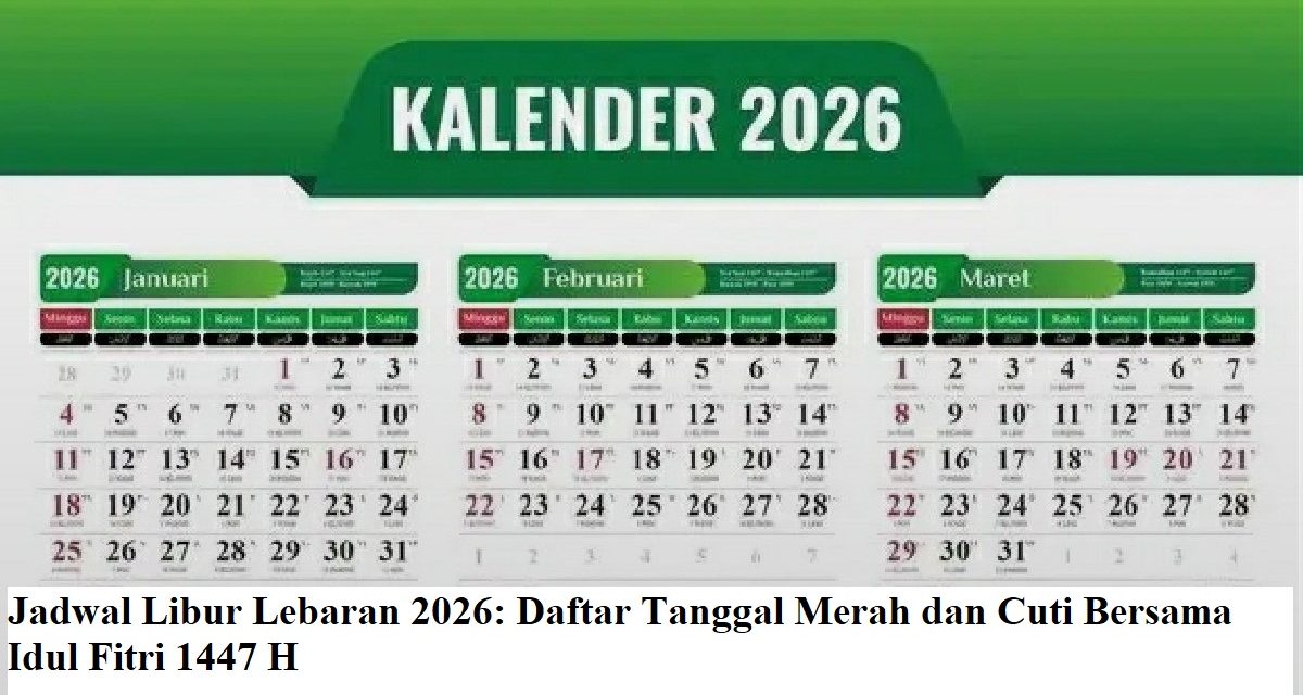 Jadwal Lebaran 2026: Perkiraan Idulfitri Dan Cuti Bersama
